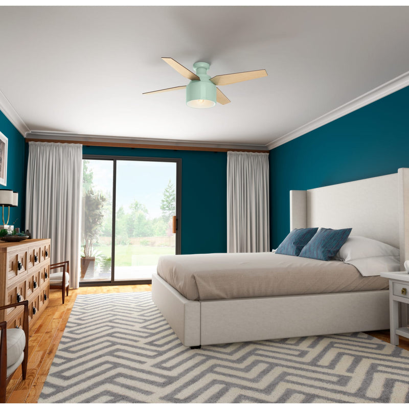 Hunter 52-Inch Cranbrook Low Profile Mint Ceiling Fan