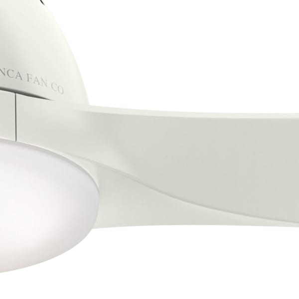 Casablanca Wisp 52 Inch Ceiling Fan with LED Light - Fresh White