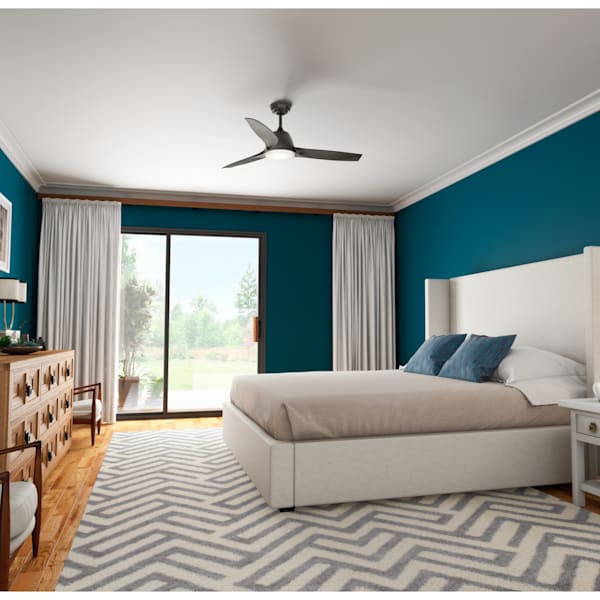 Casablanca Wisp 52 Inch Ceiling Fan with LED Light - Noble Bronze