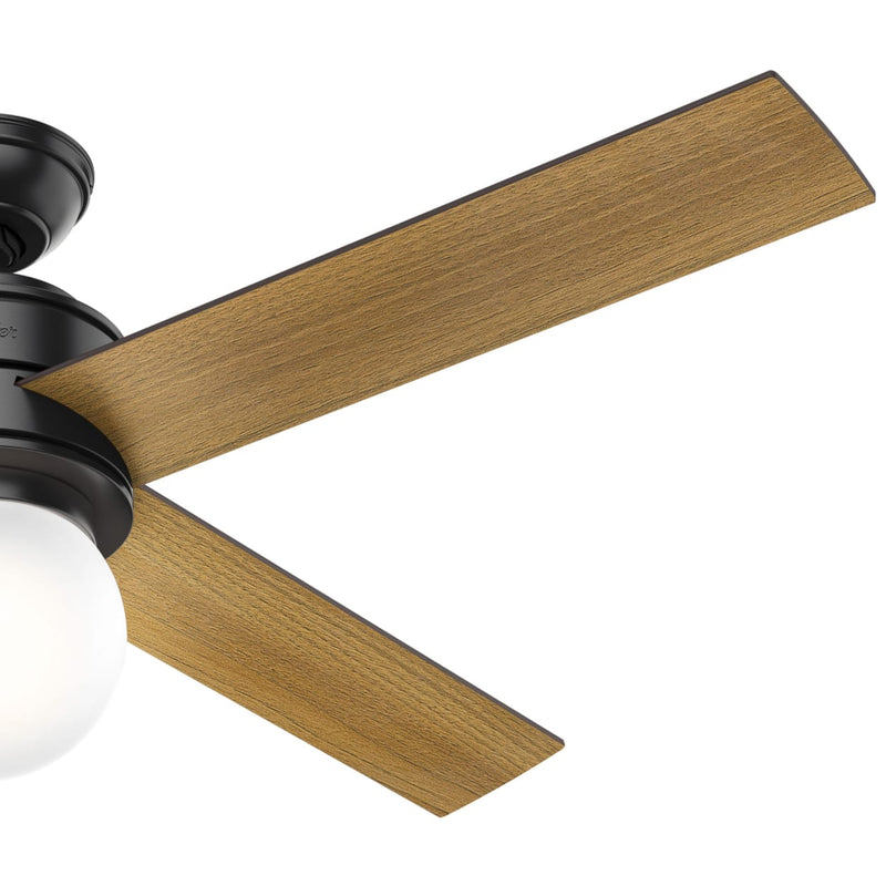 Hunter 52-Inch Hepburn Matte Black Ceiling Fan
