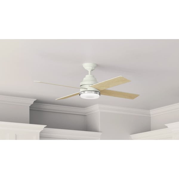 Casablanca Daphne 54 Inch Ceiling Fan with LED Lights - Fresh White