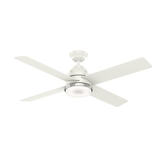 Casablanca Daphne 54 Inch Ceiling Fan with LED Lights - Fresh White