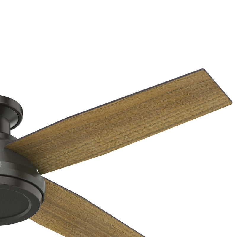 Hunter 52-Inch Dempsey Noble Bronze Low Profile No Light Ceiling Fan