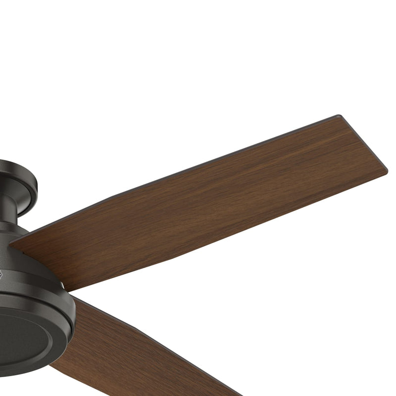 Hunter 52-Inch Dempsey Noble Bronze Low Profile No Light Ceiling Fan