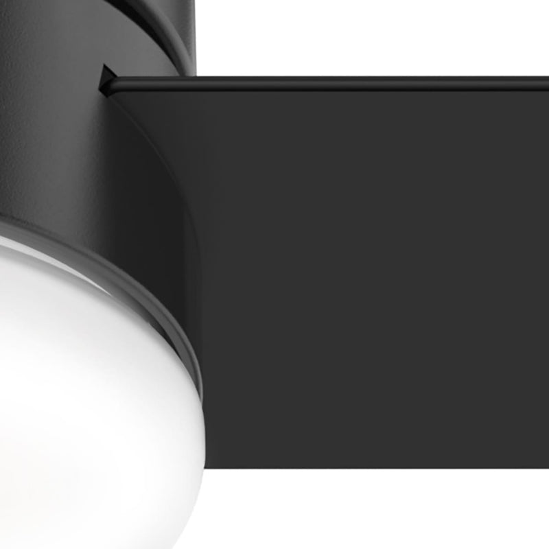 Hunter 44-Inch Minimus Matte Black Low Profile Ceiling Fan
