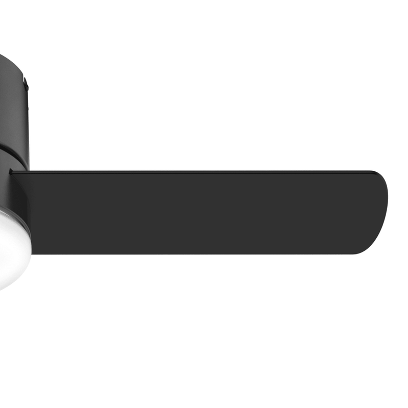 Hunter 44-Inch Minimus Matte Black Low Profile Ceiling Fan