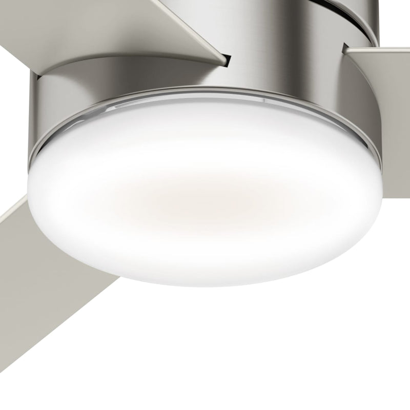 Hunter 44-Inch Minimus Brushed Nickel Low Profile Ceiling Fan