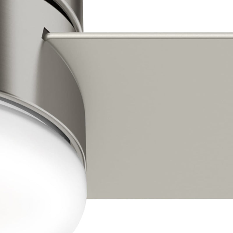 Hunter 44-Inch Minimus Brushed Nickel Low Profile Ceiling Fan