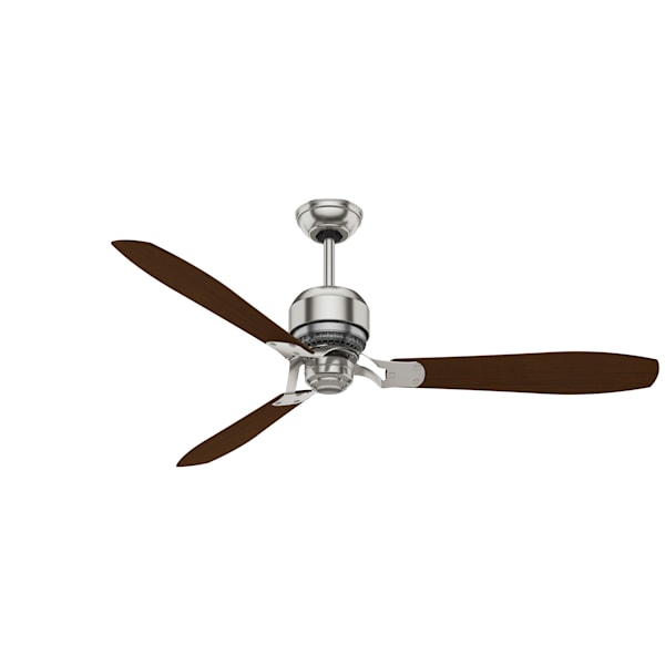 Casablanca Tribeca 60 Inch Ceiling Fan - Brushed Nickel/Walnut