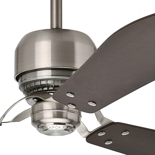 Casablanca Tribeca 60 Inch Ceiling Fan - Brushed Nickel/Walnut