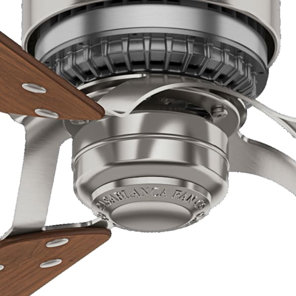 Casablanca Tribeca 60 Inch Ceiling Fan - Brushed Nickel/Walnut