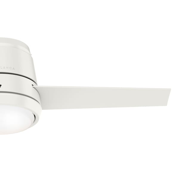 Casablanca Commodus 44 Inch Ceiling Fan with LED Light - Fresh White