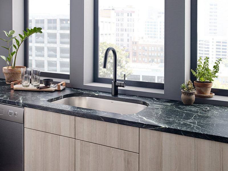 Moen Align Matte Black One-Handle High Arc Pull-Down Kitchen Faucet