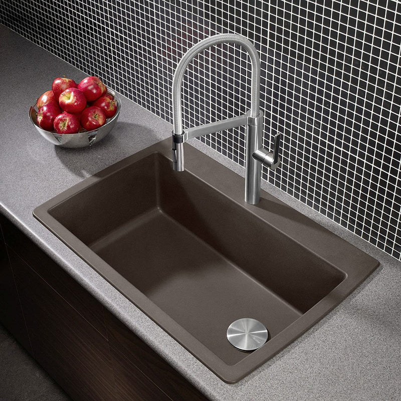 Blanco Diamond Super Single Dual Mount SILGRANIT Kitchen Sink