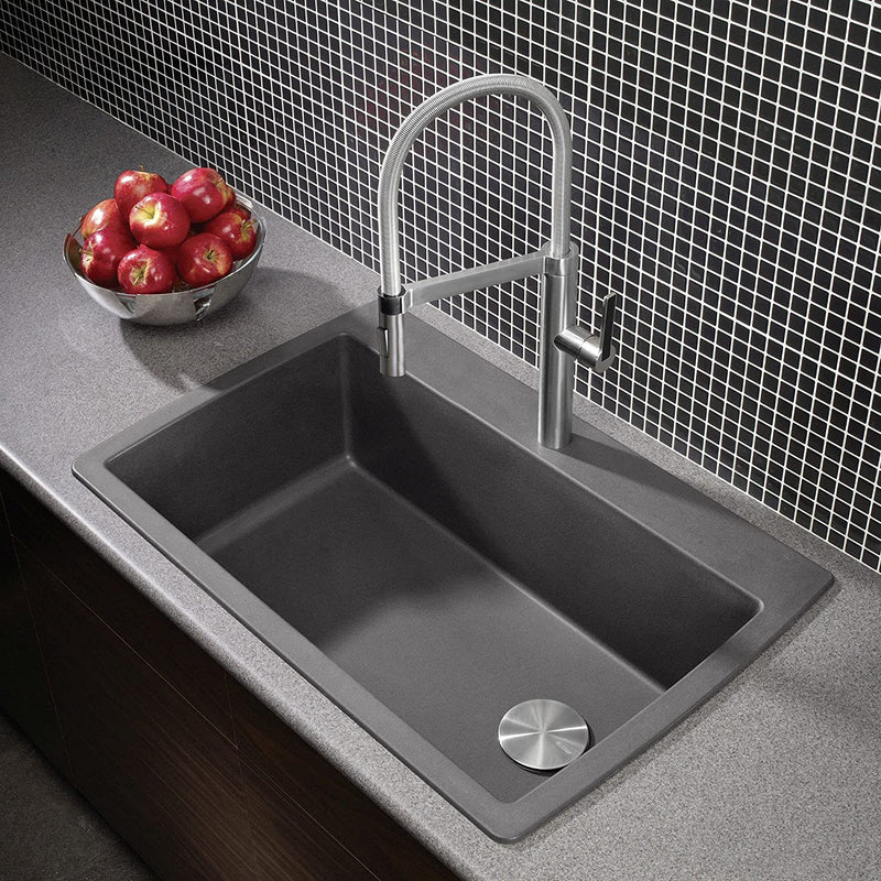Blanco Diamond Super Single Dual Mount SILGRANIT Kitchen Sink