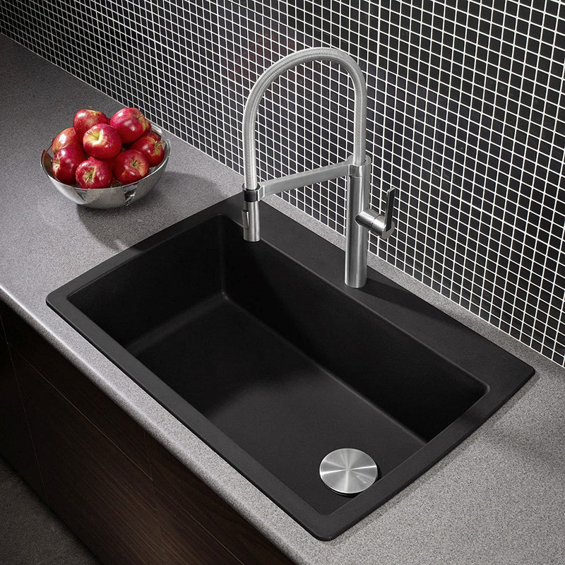 Blanco Diamond Super Single Dual Mount SILGRANIT Kitchen Sink