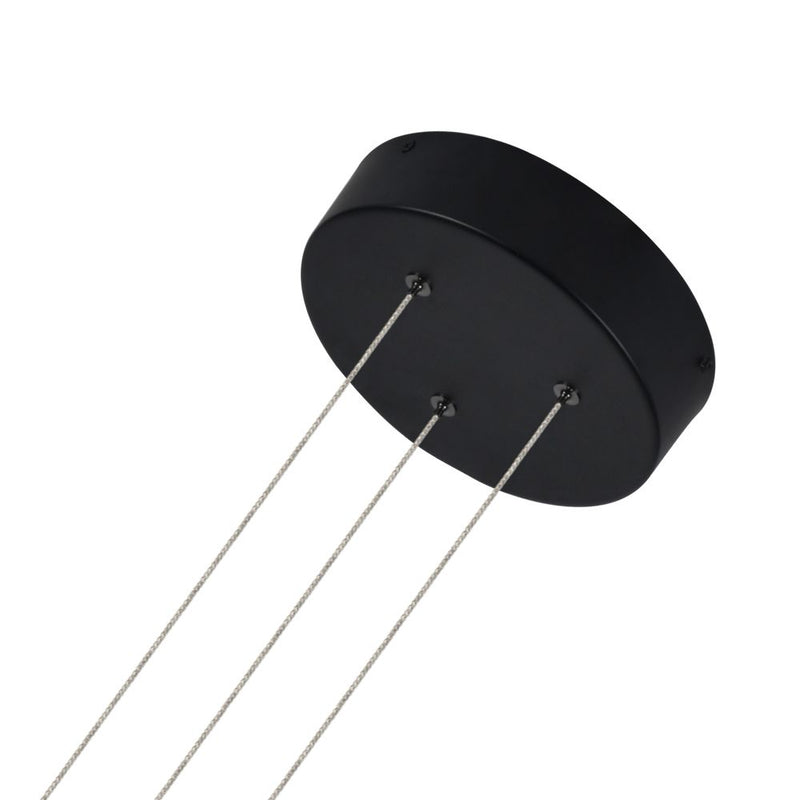VONN Salm 24" VMC31840BL Disc LED Chandelier in Black