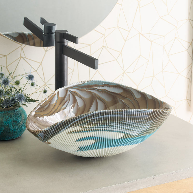 Native Trails Amalfi Glass Vessel Bathroom Sink