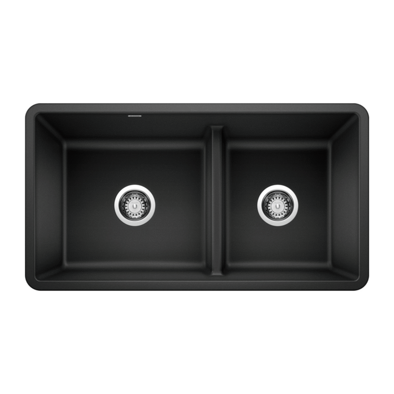 Blanco PRECIS 1¾ Low Divide 33in SILGRANIT Kitchen Sink