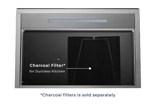 Hauslane 30" Chef  UC-B018SS 600 CFM Ducted Stainless Steel Undercabinet Range Hood