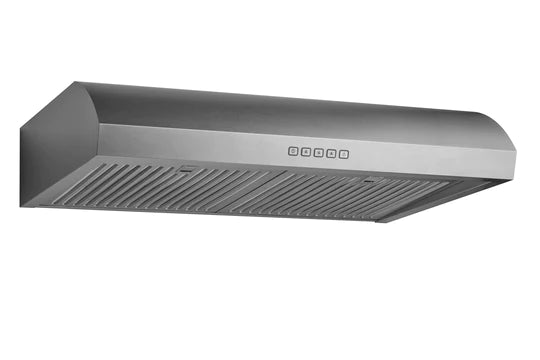 Hauslane 30" Chef  UC-B018SS 600 CFM Ducted Stainless Steel Undercabinet Range Hood