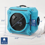 AlorAir HEPA 550 Air Scrubber – 3-Stage Filtration Negative Air Machine