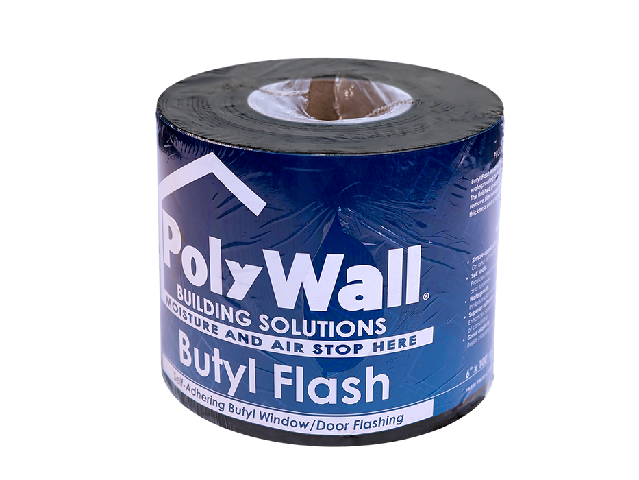 PolyWall Butyl Flash Window Flashing 6”x 100’