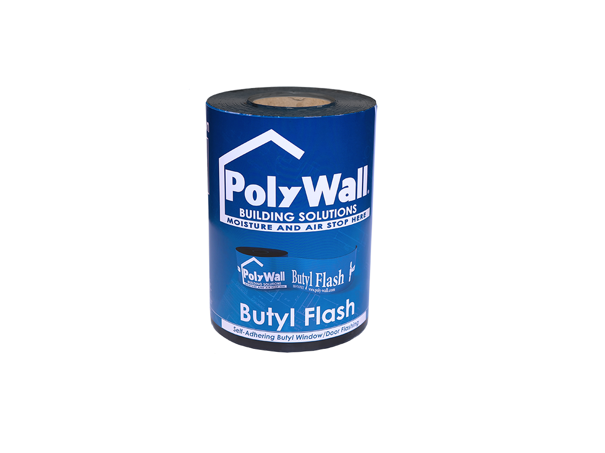 PolyWall Butyl Flash Window Flashing 9”x 100’ — Rise
