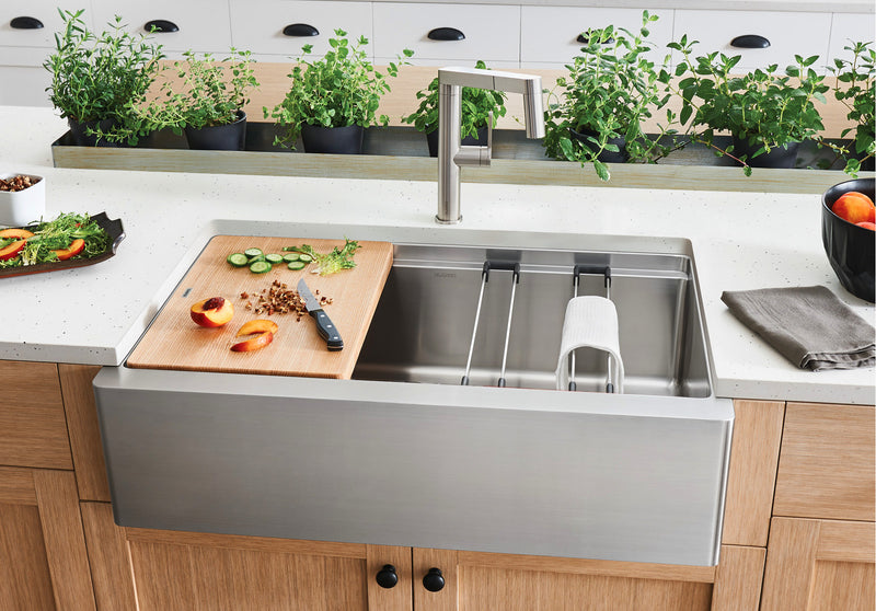 Blanco Quatrus R15 33" Apron Single Bowl Kitchen Sink 525243