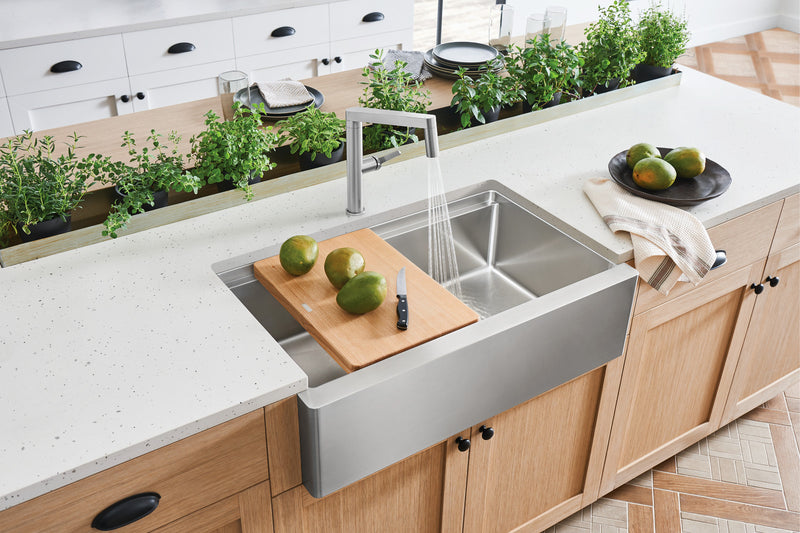 Blanco Quatrus R15 33" Apron Single Bowl Kitchen Sink 525243