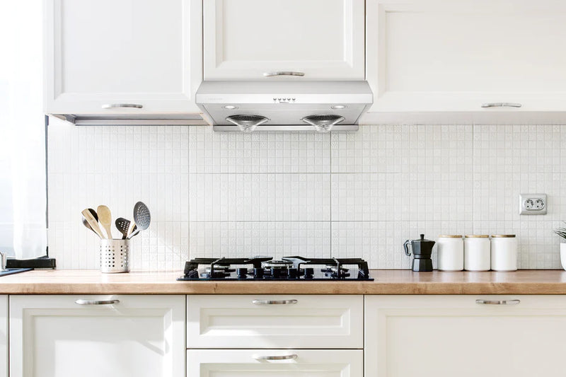 Hauslane 30" Chef  UC-C100 700 CFM Ducted Stainless Steel Undercabinet Range Hood