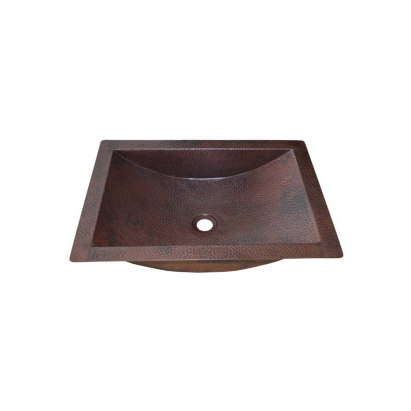 Native Trails Avila Hand Hammered Copper Undermount Bathroom Sink