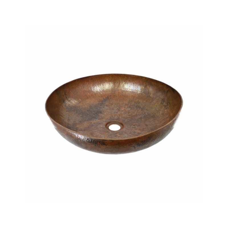 Native Trails Maestro Sonata Hammered Copper Vessel Bathroom Sink