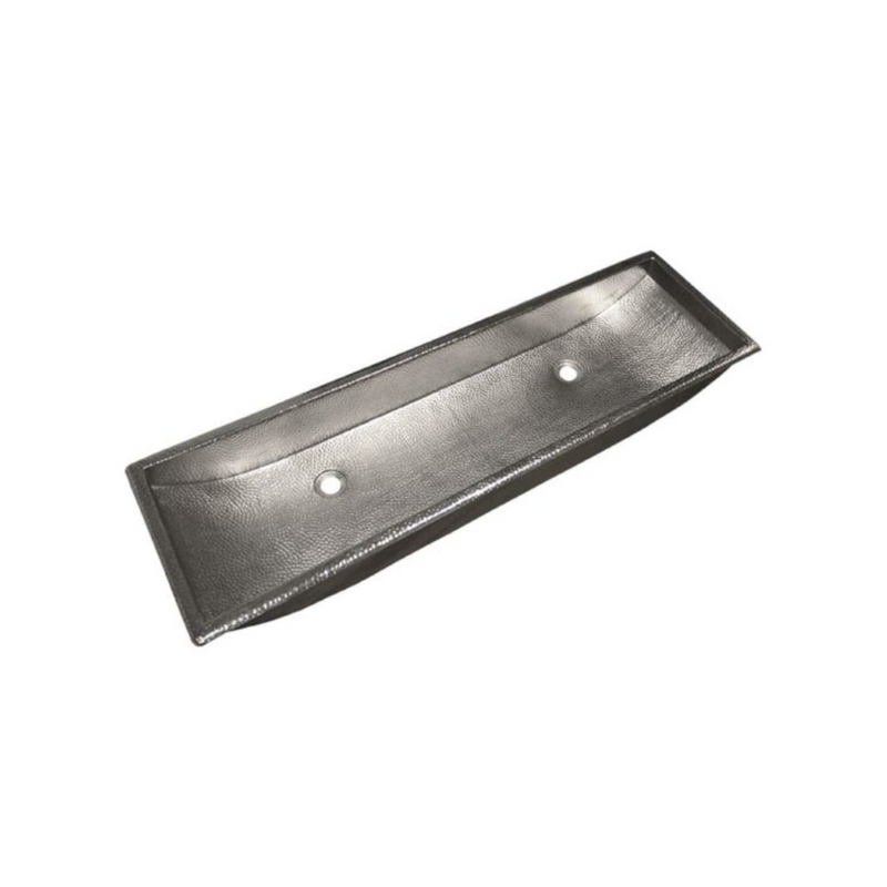 Native Trails Trough 48-Inch Hand Hammered Copper Rectangular Bathroom Sink