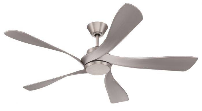 Craftmade 52" Captivate in Brushed Polished Nickel w/ Brushed Nickel Blades Ceiling Fan - CPT52BNK5