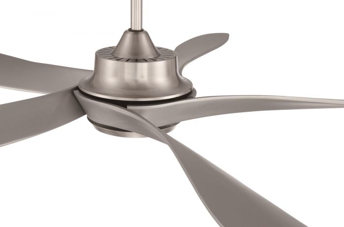 Craftmade 52" Captivate in Brushed Polished Nickel w/ Brushed Nickel Blades Ceiling Fan - CPT52BNK5