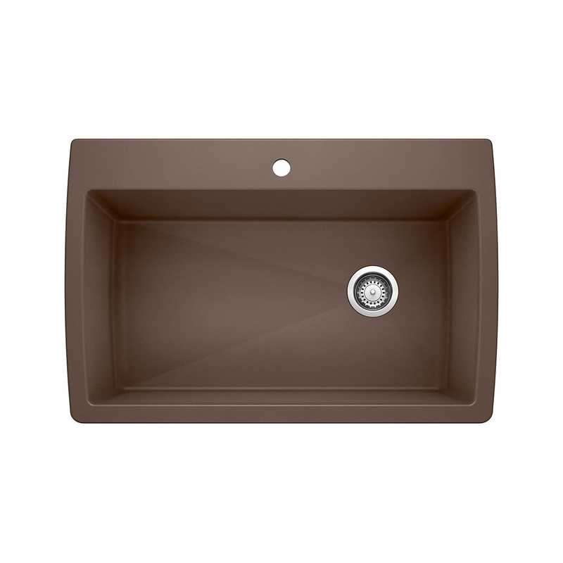 Blanco Diamond Super Single Dual Mount SILGRANIT Kitchen Sink