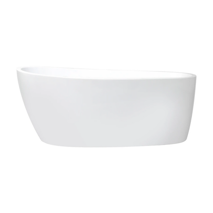 Cahaba Violet 69 in. Freestanding Acrylic Tub with Intergrated Drain