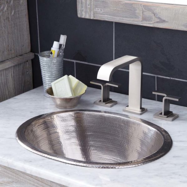 Native Trails Cameo Oval Hand Hammered Copper Bathroom Sink