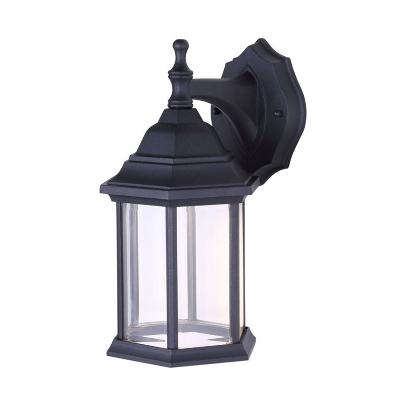 Canarm Dane Matte Black LED Outdoor Sconce