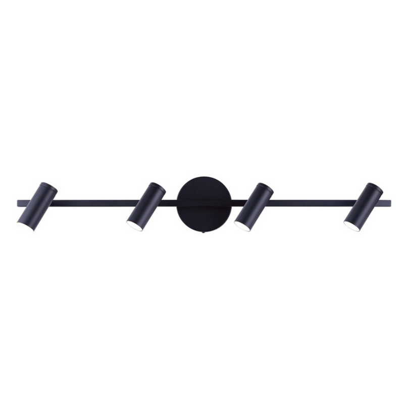 Canarm KELBY Matte Black 4 Light LED Track Light