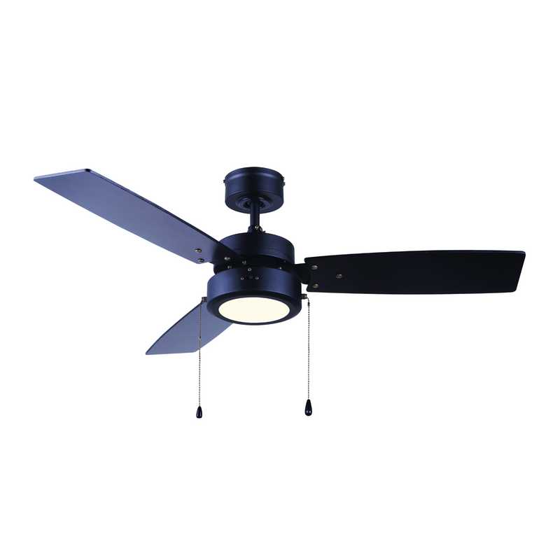 Canarm Wallis 42" Matte Black LED Ceiling Fan
