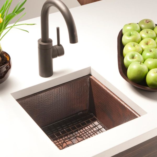 Native Trails Cantina Hammered Copper Bar & Kitchen Prep Sink