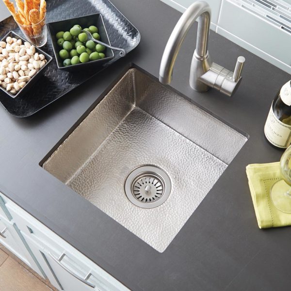 Native Trails Cantina Hammered Copper Bar & Kitchen Prep Sink