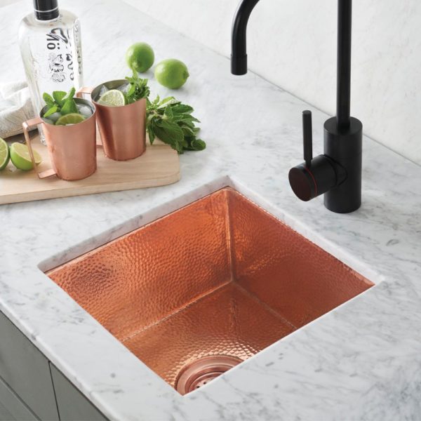 Native Trails Cantina Hammered Copper Bar & Kitchen Prep Sink