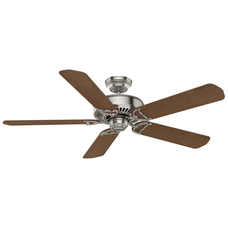 Casablanca Panama 54 Inch Ceiling Fan - Brushed Nickel/Eastern Walnut
