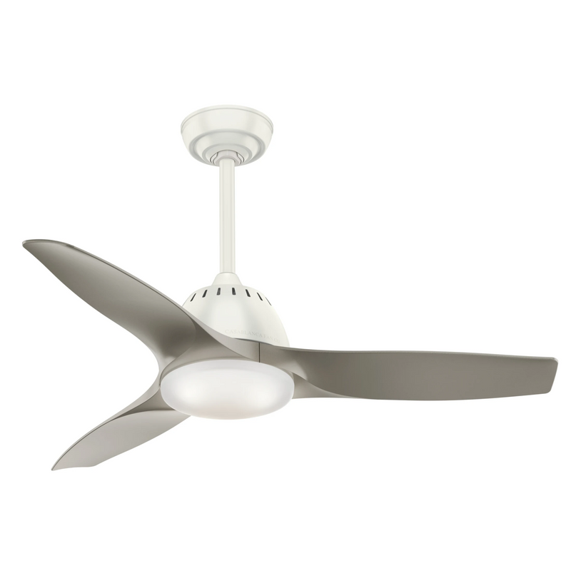 Casablanca Wisp 44 Inch Ceiling Fan with LED Light - Fresh White