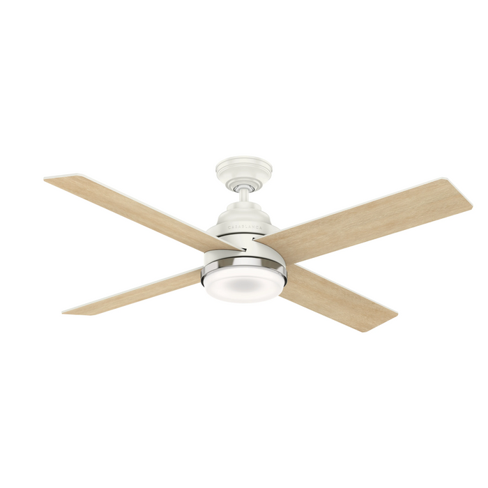Casablanca Daphne 54 Inch Ceiling Fan with LED Lights - Fresh White