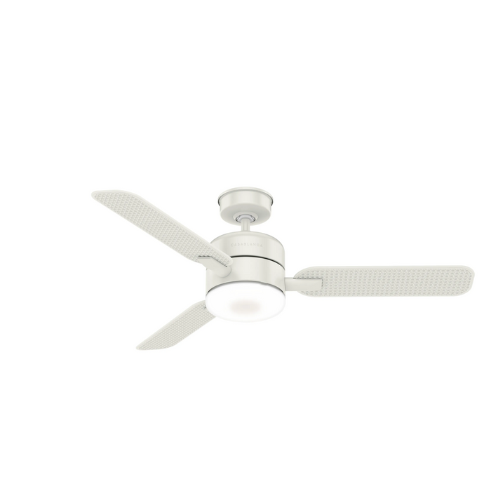 Casablanca Paume Outdoor 54 Inch Ceiling Fan with LED Light - Fresh White