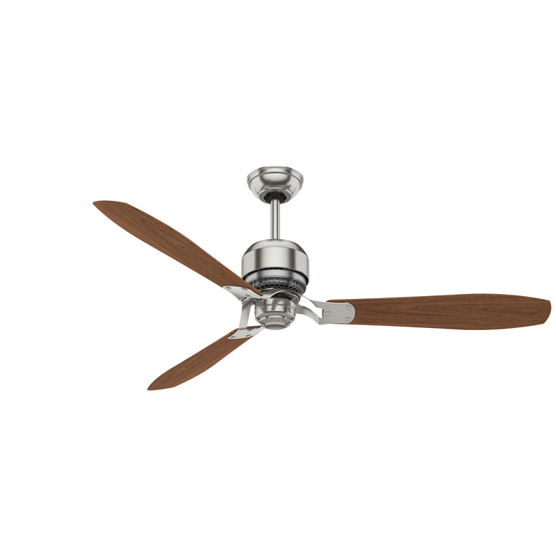 Casablanca Tribeca 60 Inch Ceiling Fan - Brushed Nickel/Walnut
